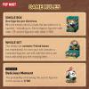imagePOP MART Universal Kung Fu Panda Series Figures 9PCs Universal Blind Box Figures Random Design Action Figures Collectible Toys Home Decorations Holiday Birthday Gifts for Girls and Boys Whole Set