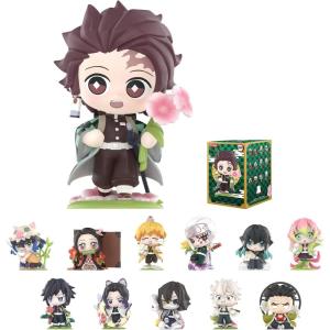 imagePOP MART Demon Slayer Birth Flower Series Figures 12PCs Blind Box Figures Random Design Action Figures Collectible Toys Home Decorations Holiday Birthday Gifts Whole SetKimetsu No Yaiba Birth Flower Series Figures