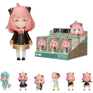 imagePOP MART Spy  Family Anyas Daily Life Series Figures 6PCs Spy Blind Box Figures Random Design Action Figures Collectible Toys Home Decorations Holiday Birthday Gifts Whole Set