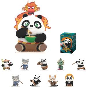 imagePOP MART Universal Kung Fu Panda Series Figures Universal Blind Box Figures Random Design Action Figures Collectible Toys Home Decorations Holiday Birthday Gifts for Girls and Boys Single Box