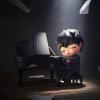 imageHirono The Pianist Figure Figurine 315 inches Height Toys for Modern Home Decor Collectible Toy Set for Desk Accessories