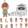 imagePOP MART HIRONO Little Mischief Series Hirono Blind Box Figures Random Design Action Figures Collectible Toys Home Decorations Holiday Birthday Gifts for Girls and Boys Single BoxLittle Mischief