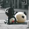 imagePOP MART Hirono Doll Panda Figure Toys for Modern Home Decor Collectible Toy Set for Desk Accessories