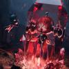 imagePOP MART MEGA  SKULLPANDA 1000 Red Crystal 30in76cm Figurine Toys for Mordern Home Dcor Collectible Art Toy