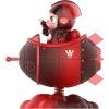 imagePOP MART MEGA Space Molly 100 BloomingRose Collection Figurine 433 Inch Height Toys for Modern Home Dcor Collectible Art Toy