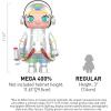 imagePOP MART MEGA Space Molly 400 Rainbow 20 116in295cm Figurine Toys for Mordern Home Dcor Collectible Art Toy