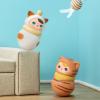 imagePOP MART PUCKY RolyPoly Kitty Series Figures 16PCs PUCKY Blind Box Figures Random Design Action Figures Collectible Toys Home Decorations Holiday Birthday Gifts Whole SetPucky Rolypoly Kitty Series Figures