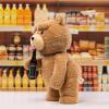 imagePOP MART ted2 ted Action Plush Doll 1181 inches Height Toys for Modern Home Decor Collectible Toy Set for Desk Accessories 1PC