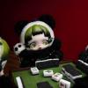 imageSKULLPANDA Lazy Panda Plush Doll Pendant 531 inches Height Toys for Modern Home Decor Collectible Toy Set for Desk Accessories 1PC