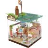 imageThe Monsters Forest Secret Base Series BlocksClickFix Lab Labubu Building Toy Set Interactive Building Toy for Kids Boys and Girls