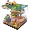 imageThe Monsters Forest Secret Base Series BlocksJam Graffiti Labubu Building Toy Set Interactive Building Toy for Kids Boys and Girls