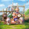imageThe Monsters Forest Secret Base Series BlocksJuice Maker Labubu Building Toy Set Interactive Building Toy for Kids Boys and Girls