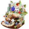 imageThe Monsters Forest Secret Base Series BlocksPlayful Home Labubu Building Toy Set Interactive Building Toy for Kids Boys and Girls