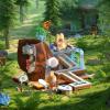 imageThe Monsters Forest Secret Base Series BlocksRolling Gems Labubu Building Toy Set Interactive Building Toy for Kids Boys and Girls