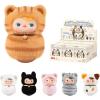 imagePOP MART PUCKY RolyPoly Kitty SeriesVinyl Plush Blind Box PUCKY Blind Box Figures Random Design Action Figures Collectible Toys Home Decorations Holiday Birthday GiftsSingle BoxPucky Rolypoly Kitty Seriesvinyl Plush