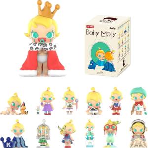 imagePOP MART Baby Molly When I was ThreeSeries Figures Baby Molly Blind Box Figures Random Design Action Figures Collectible Toys Home Decorations Holiday Birthday Gifts for Girls and Boys Single BoxBaby Molly When I Was Three