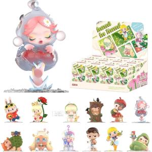 imagePOP MART Hand in Hand Series Figures 12PCs Blind Box Figures Random Design Action Figures Collectible Toys Home Decorations Holiday Birthday Gifts for Girls and Boys Whole SetHand in Hand Series Figures