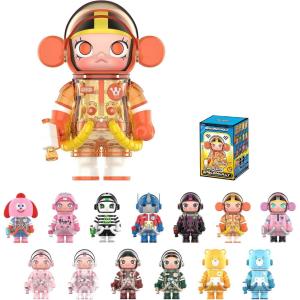 imagePOP MART MEGA Space Molly 100 Series4 9PCs Blind Box Figures Random Design Action Figures Collectible Toys Home Decorations Holiday Birthday Gifts for Girls and Boys Whole Set 9PCsMega Space Molly 100 Series4