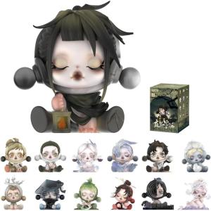 imagePOP MART SKULLPANDA The Ink Plum Blossom Series Figures 12PCs SKULLPANDA Blind Box Figures Random Design Action Figures Collectible Toys Home Decorations Holiday Birthday Gifts Whole SetThe Ink Plum Blossom