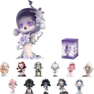imagePOP MART SKULLPANDA The Sound Series Figures 12PCs SKULLPANDA Blind Box Figures Random Design Action Figures Collectible Toys Home Decorations Holiday Birthday Gifts Whole SetSkullpanda the Sound