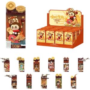 imagePOP MART Wealthy Snakes New Year Celebration Series Figures 12PCs Blind Box Figures Random Design Action Figures Collectible Toys Home Decorations Holiday Birthday Gifts Whole Set