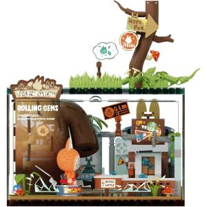 imageThe Monsters Forest Secret Base Series BlocksRolling Gems Labubu Building Toy Set Interactive Building Toy for Kids Boys and Girls