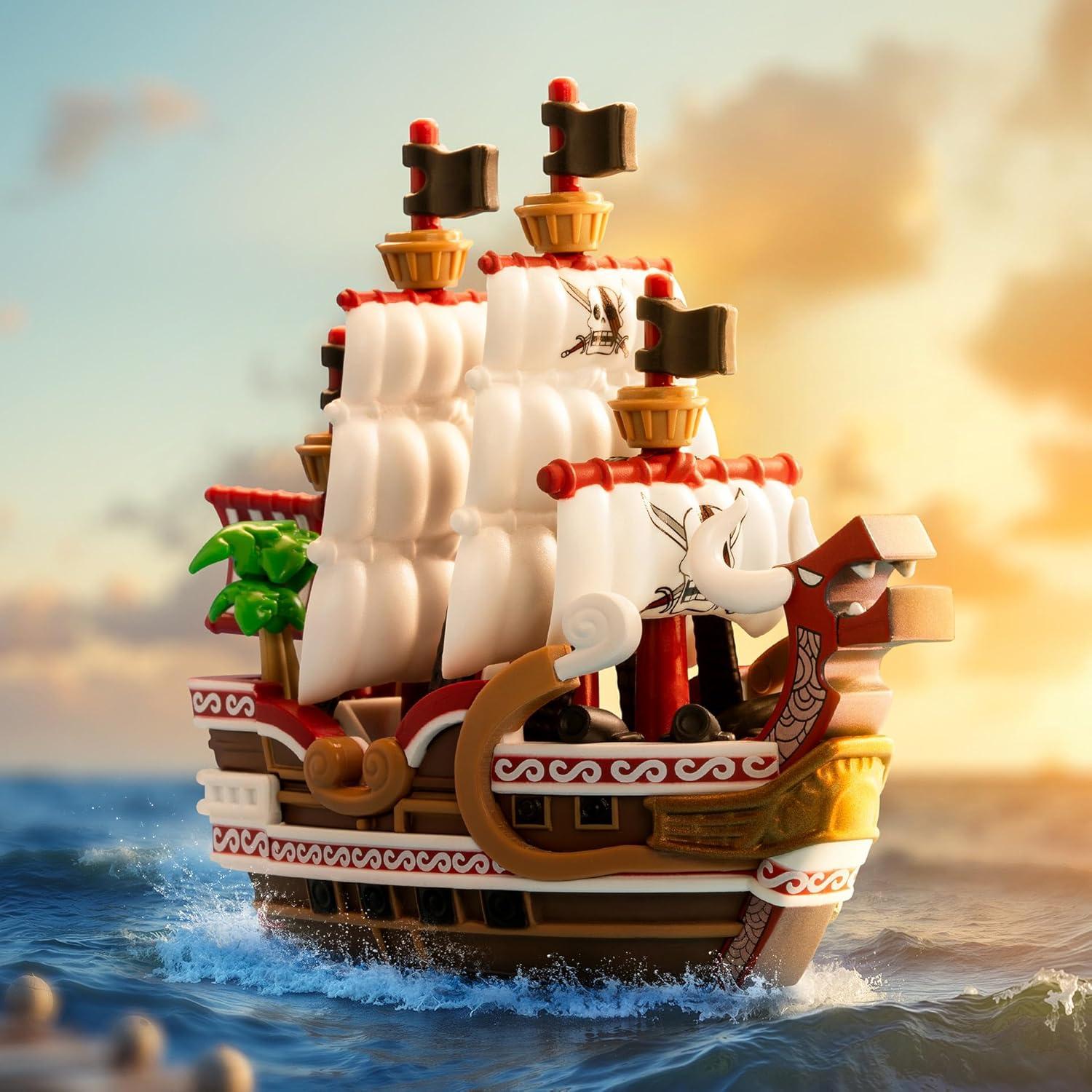 imagePOP MART One Piece  The Grand Line Series Vehicles Blind Box Figures Collectible Toys Home Decorations Holiday Birthday Gifts for Boys Single BoxOne Piece  the Grand Line Series Vehicles