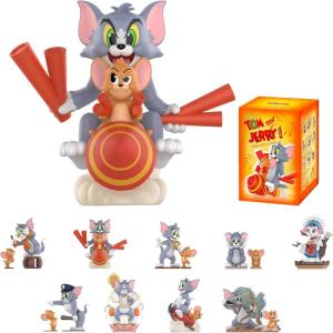 imagePOP MART Tom ampamp Jerry Forbidden Compass Series Blind Box Figures Collectible Toys Home Decorations Holiday Birthday Gifts for Girls and Boys Whole SetSingle Box
