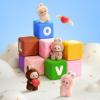 imagePOP MART The Monster PIN for Love Series  Vinyl Plush Pendant Blind Box AM Labubu Collectible Toys Holiday Birthday Gifts for Girls and Boys Single BoxAm