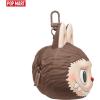 imagePOP MART The Monsters LABUBU OriginalsBrown Silicone Earphone Bag Portable Earbuds Case for Apple Samsung JBL Headphone Earbud Protective Carrying Case Bag
