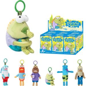 imagePOP MART Spongebob  Bikini Bottom Buddies  Whimsical Plush Blind Box 6PCs Blind Box Figures Random Design Action Figures Collectible Toys Home Decorations Whole Set