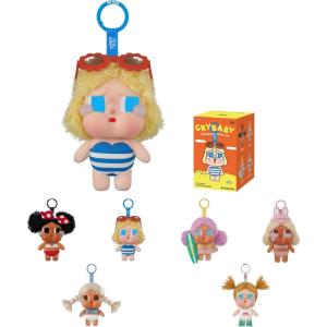 imagePOP MART Crybaby Vacation Mode On SeriesVinyl Plush Pendant Blind Box Collectible Toys Holiday Birthday Gifts for Girls and Boys Whole SetSingle Box
