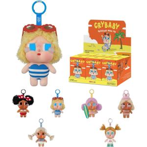 imagePOP MART Crybaby Vacation Mode On SeriesVinyl Plush Pendant Blind Box Collectible Toys Holiday Birthday Gifts for Girls and Boys Whole SetWhole Set