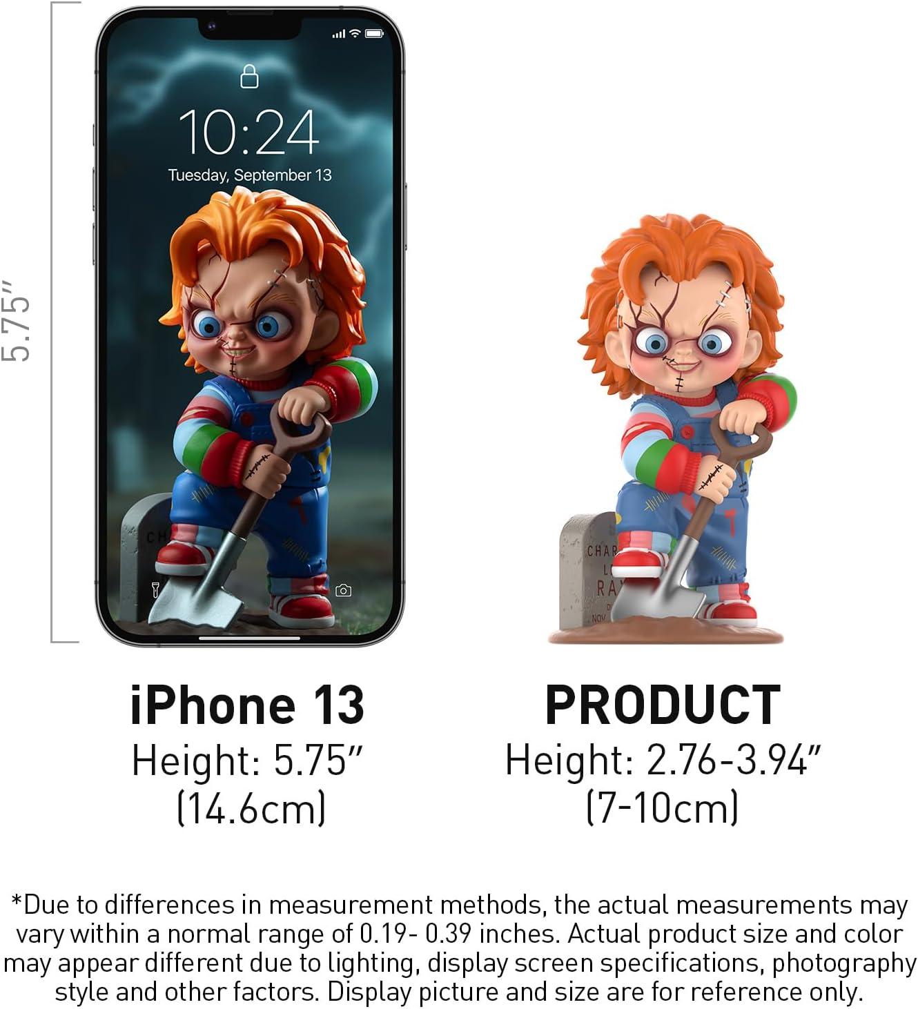 imagePOP MART Chucky Franchise Series Blind Box Figures Collectible Toys Spooky Home Decorations Holiday for Girls and Boys Whole SetSingle Box