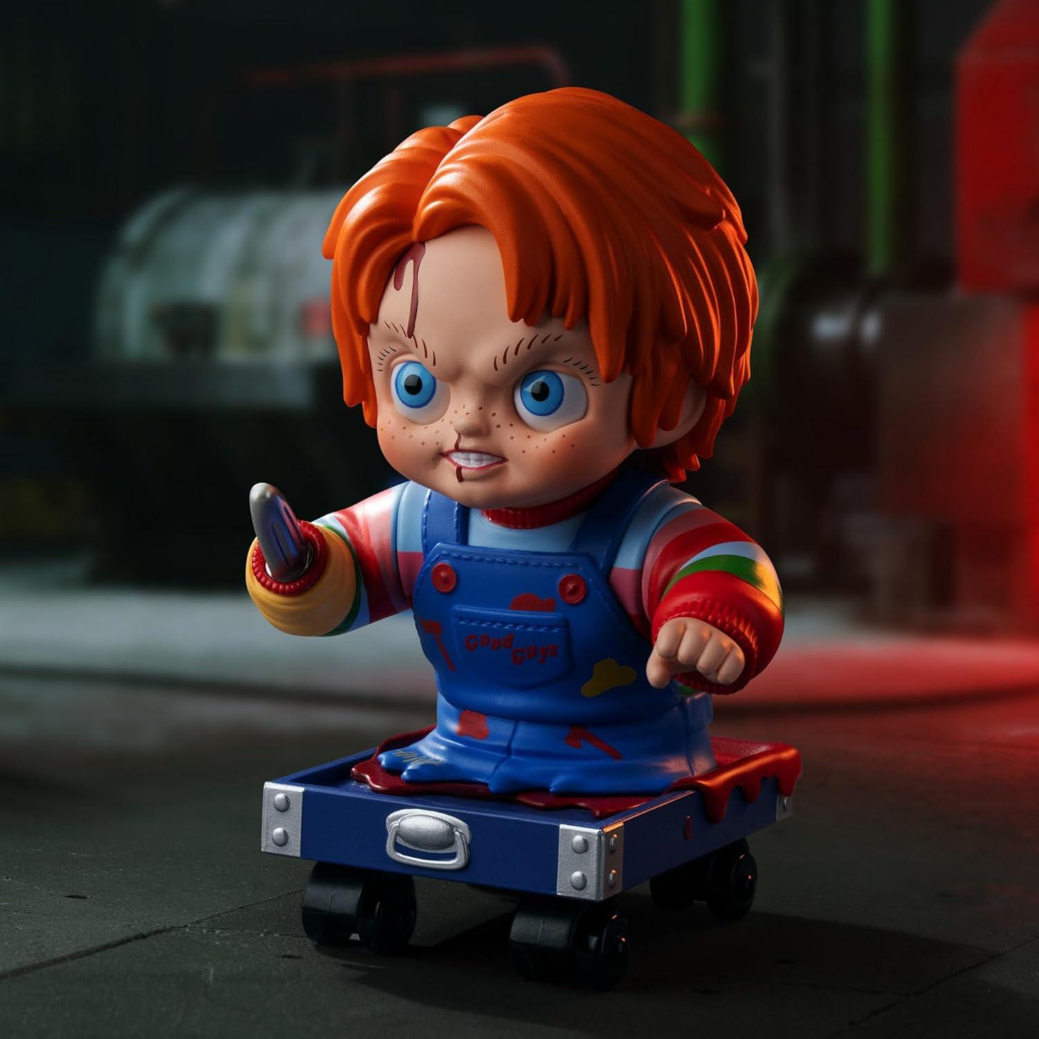 imagePOP MART Chucky Franchise Series Blind Box Figures Collectible Toys Spooky Home Decorations Holiday for Girls and Boys Whole SetWhole Set