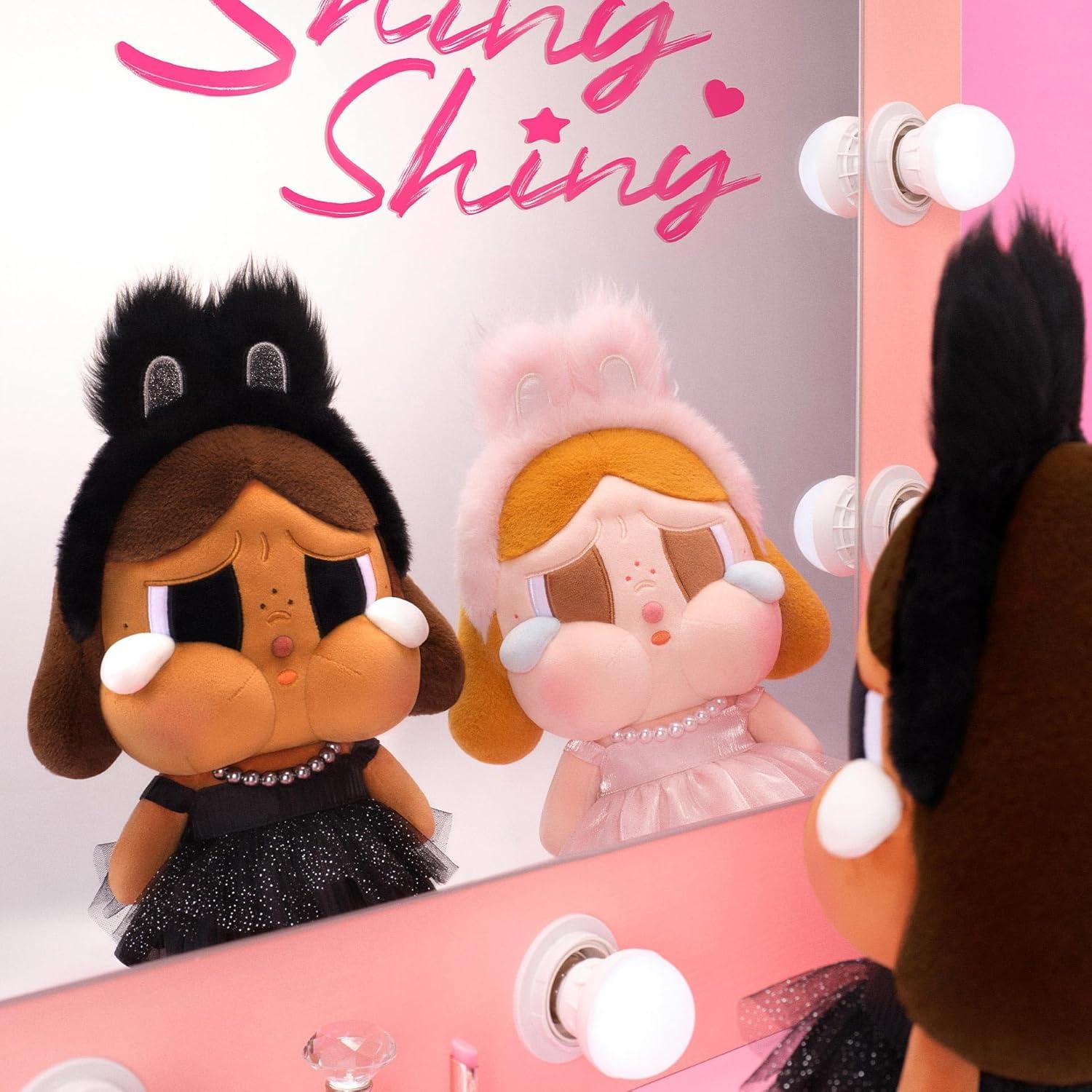 imagePOP MART Crybaby Shiny Shiny SeriesPlush Doll Pink 13 inches Height Toys for Modern Home Decor Collectible Toy Set for Desk Accessories 1PCBlack