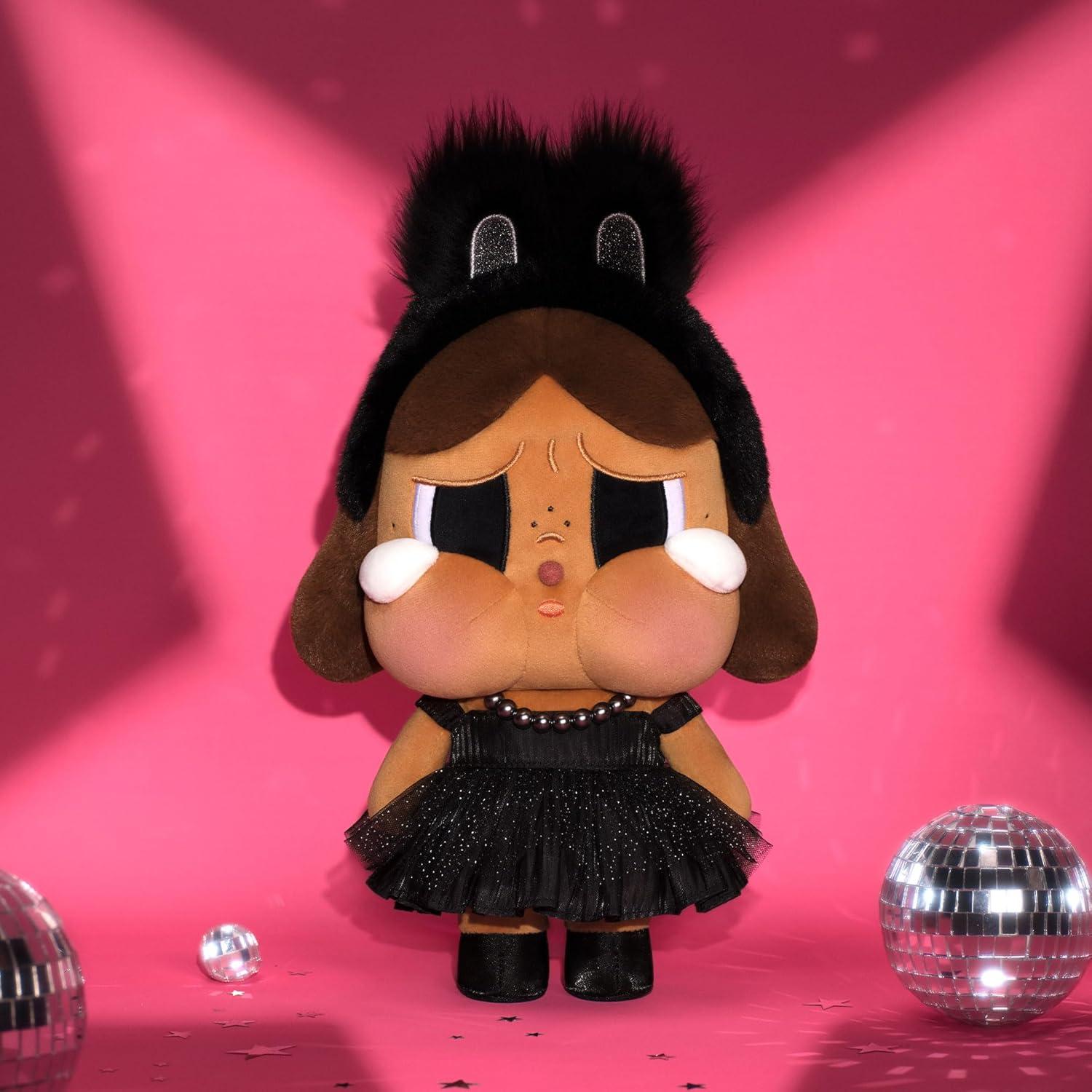 imagePOP MART Crybaby Shiny Shiny SeriesPlush Doll Pink 13 inches Height Toys for Modern Home Decor Collectible Toy Set for Desk Accessories 1PCBlack