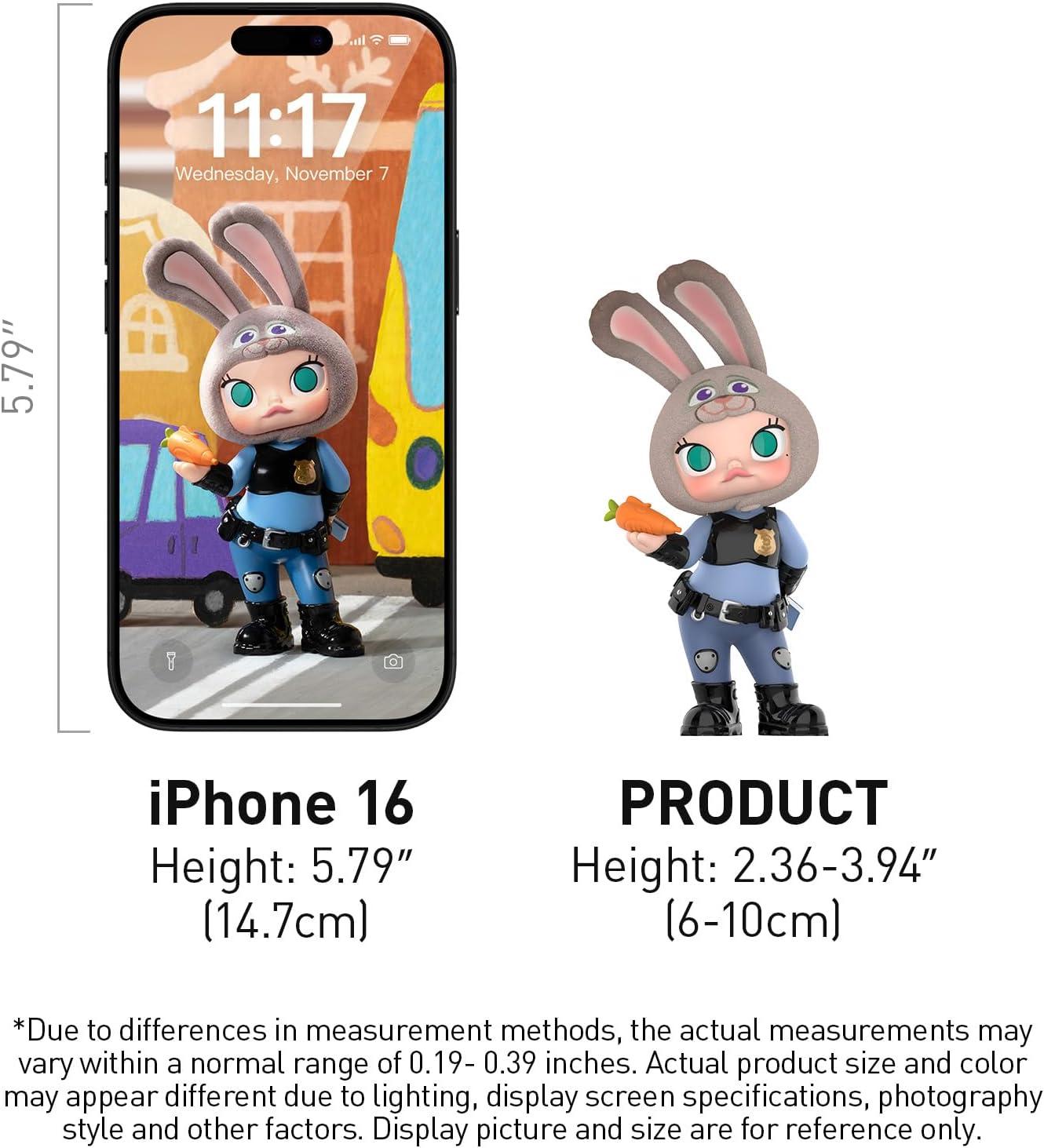 imagePOP MART Molly  Zootopia CoBranded Series Blind Box Figures Collectible Toys Home Decorations Holiday Birthday Gifts for Girls and Boys Whole SetSingle Box