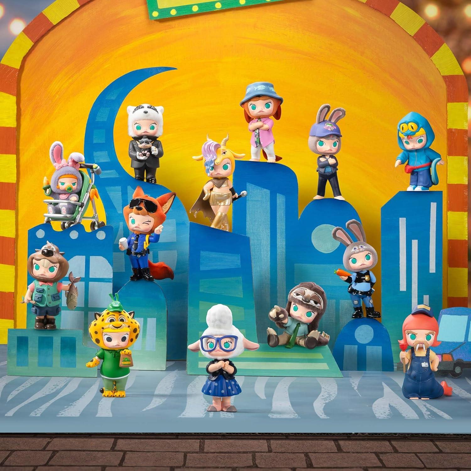 imagePOP MART Molly  Zootopia CoBranded Series Blind Box Figures Collectible Toys Home Decorations Holiday Birthday Gifts for Girls and Boys Whole SetSingle Box