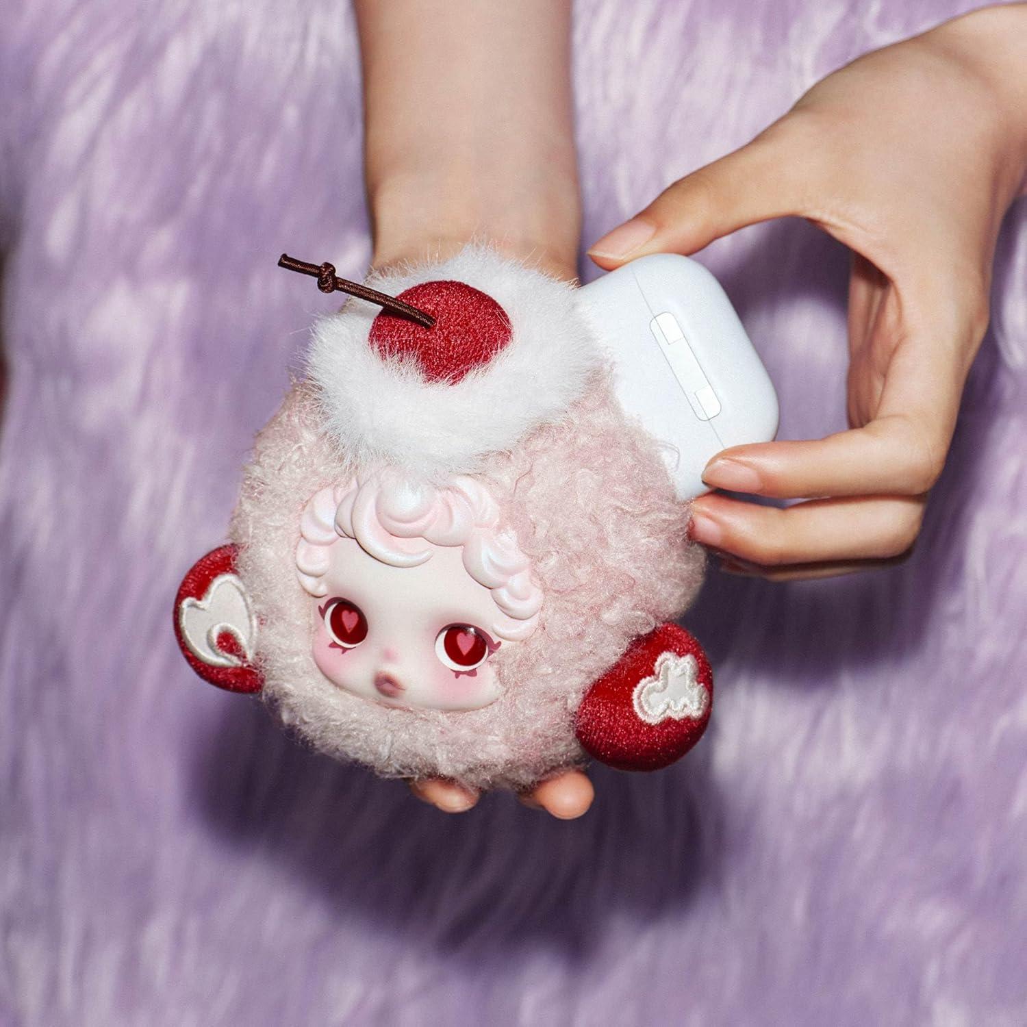 imagePOP MART SKULLPANDA You Found MeSeries Earphone BagPranky Peanut Portable Earbuds Case for Apple Samsung JBL Headphone Earbud Protective Carrying Case BagMoldy Muffin