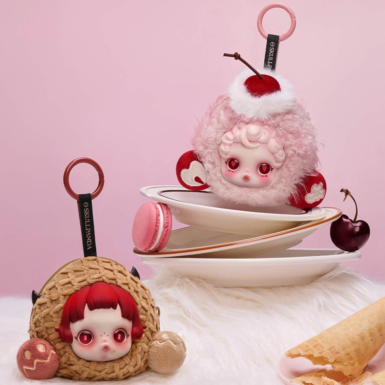 imagePOP MART SKULLPANDA You Found MeSeries Earphone BagPranky Peanut Portable Earbuds Case for Apple Samsung JBL Headphone Earbud Protective Carrying Case BagMoldy Muffin