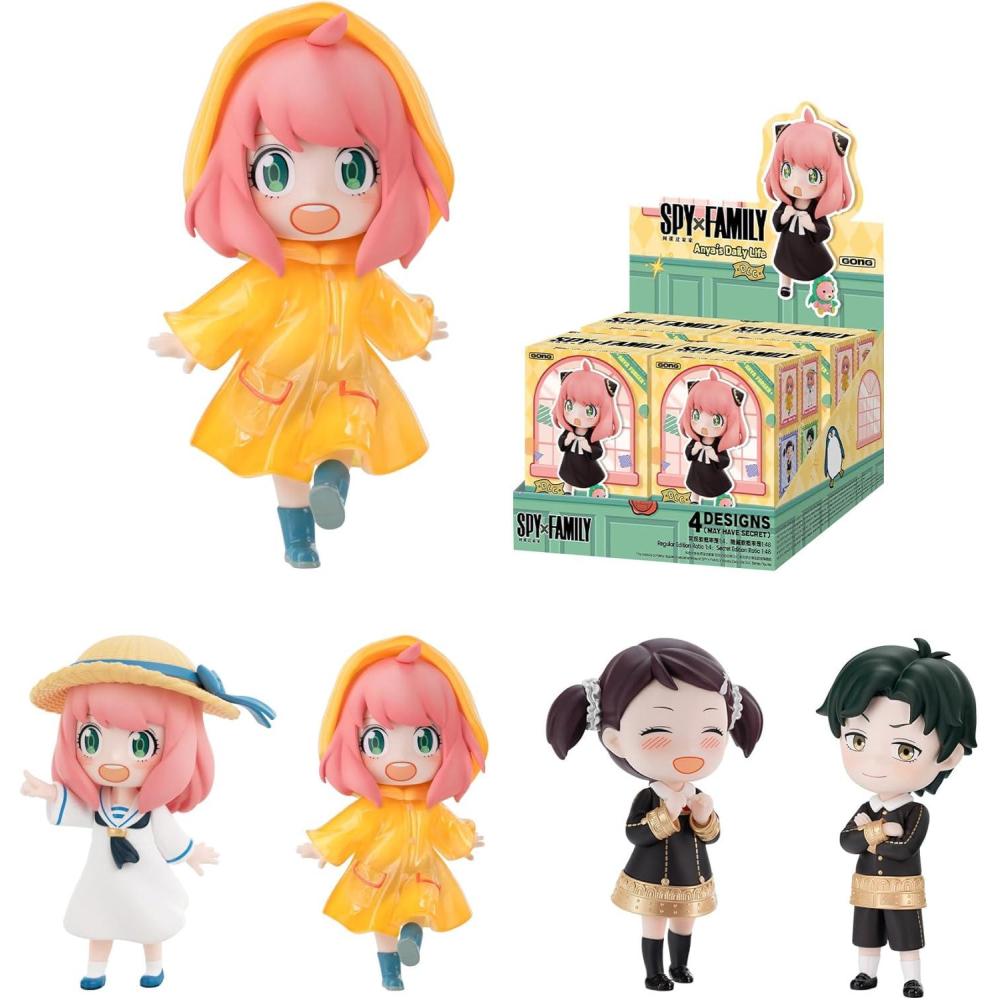 imagePOP MART SPY x Family Anyas Daily Life DLC Series Blind Box Figures Collectible Toys Home Decorations Holiday Birthday Gifts for Girls and Boys Single BoxWhole Set