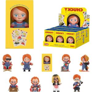 imagePOP MART Chucky Franchise Series Blind Box Figures Collectible Toys Spooky Home Decorations Holiday for Girls and Boys Whole SetWhole Set