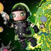 imagePOP MART MEGA Space Molly 1000 Rick and Morty Collection Figurine 1496 Inch Height Toys for Modern Home Dcor Collectible Art Toy