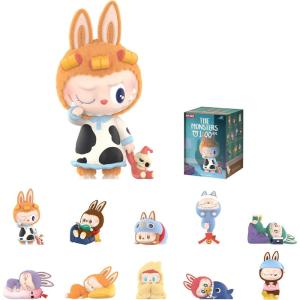 imagePOP MART The Monsters 100 AM Series Blind Box Figures Collectible Toys Home Decorations Holiday Birthday Gifts for Girls and Boys Single BoxThe Monsters 100 Am Series Figures