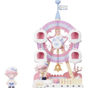 imagePOP MART DIMOO Dream Melody Series BlocksCrescent Moon Racer Building Toy Set Interactive Building Toy for Kids Boys and GirlsLily Ferris Wheel