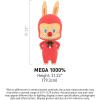 imagePOP MART MEGA LABUBU TEC 1000 Winter Holiday 3122in793cm Figurine Toys for Mordern Home Dcor Holiday Decoration Collectible Art Toy