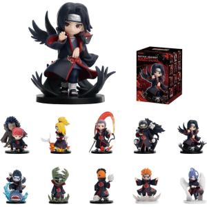 imagePOP MART Naruto Shippuden Series Battle Against Akatsuki Themed Blind Box Figures Collectible Toys Home Decorations Holiday Birthday Gifts for Girls and Boys Whole SetSingle Box