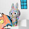 image:imagePOP MART MEGA LABUBU 1000 Tenth Anniversary 315 inches Height Toys for Modern Home Decor Collectible Toy Set for Desk Accessories