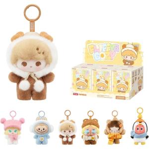 image:imagePOP MART POP Bean Fluffy amp Cozy SeriesPlush Pendant Blind Box Figures Collectible Toys Home Decorations Holiday Birthday Gifts for Girls and Boys Whole SetWhole Set